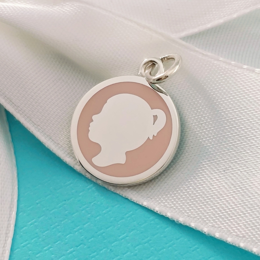 🔥RARE Tiffany & Co. Pink Girl Charm